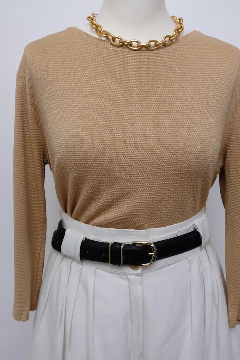 0050_ESCADA BEIGE SILK SWEATER