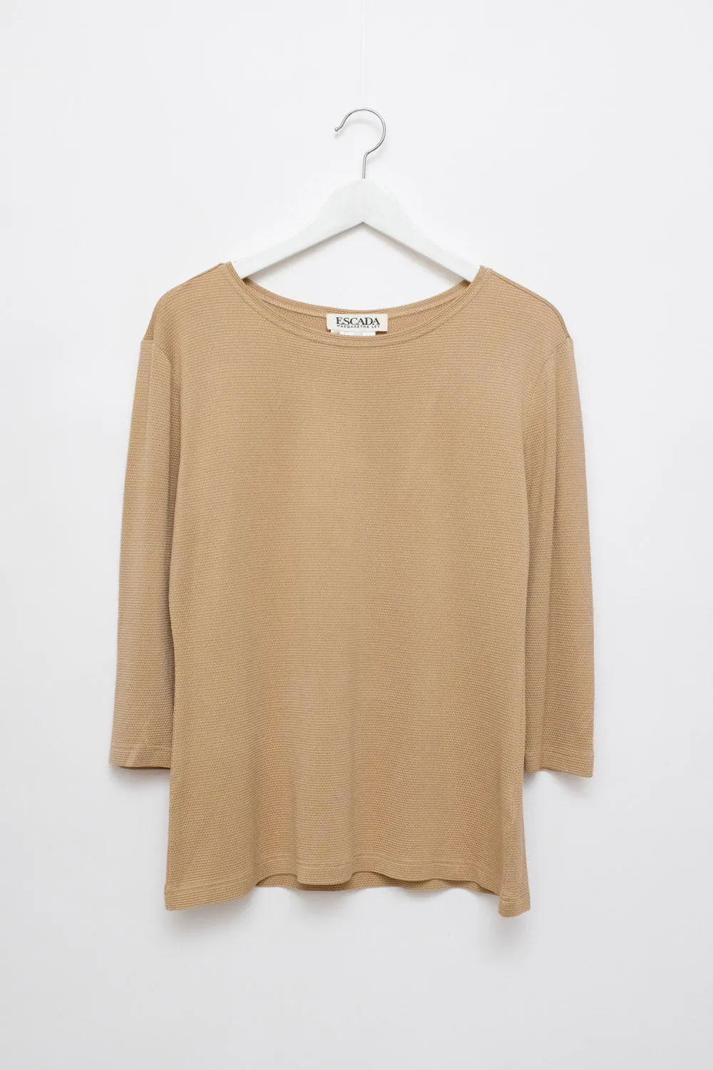 0050_ESCADA BEIGE SILK SWEATER