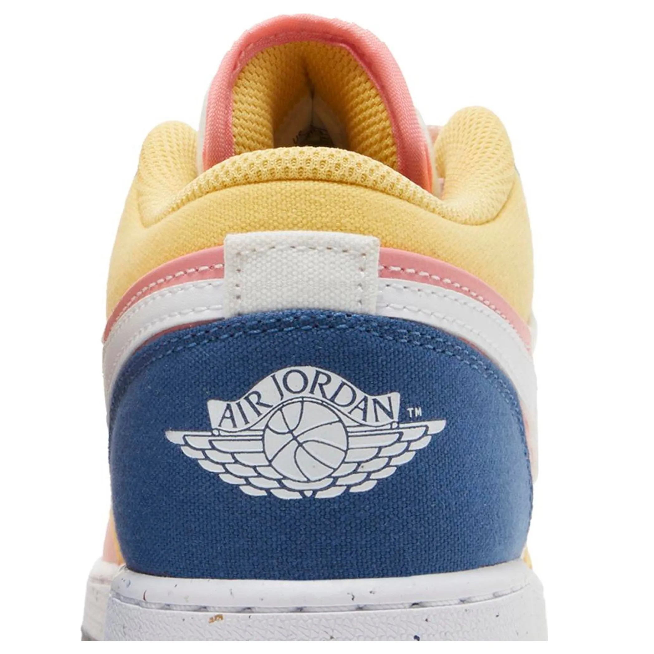 Air Jordan 1 Low SE GS 'Multi-Color Canvas', White