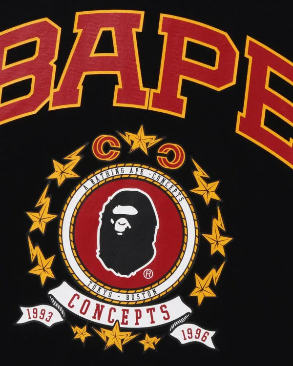 BAPE X CONCEPTS EMBLEM TEE M (Black)