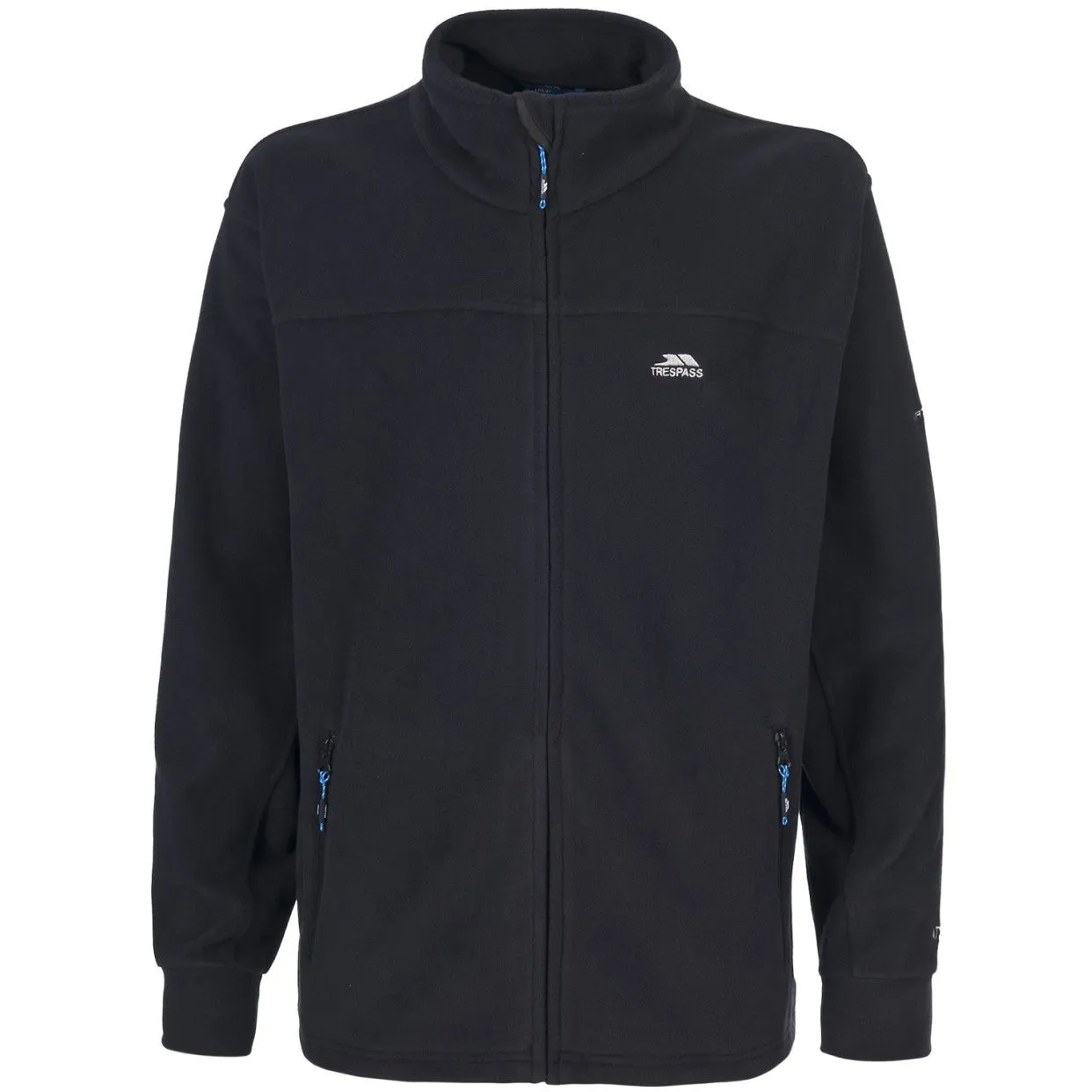 Bernal Mens Full Zip Fleece Jacket - Black