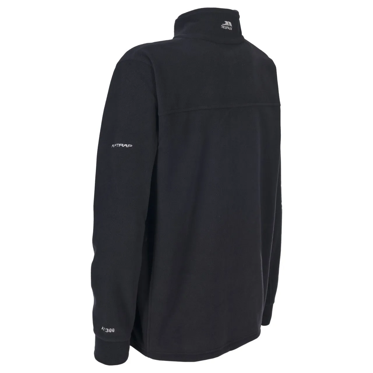 Bernal Mens Full Zip Fleece Jacket - Black