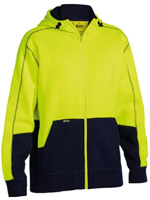 Bisley Hi Vis Zip Front Fleece Hoodie -(BK6819)