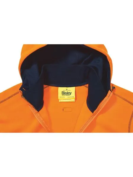 Bisley Hi Vis Zip Front Fleece Hoodie -(BK6819)