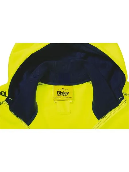 Bisley Hi Vis Zip Front Fleece Hoodie -(BK6819)