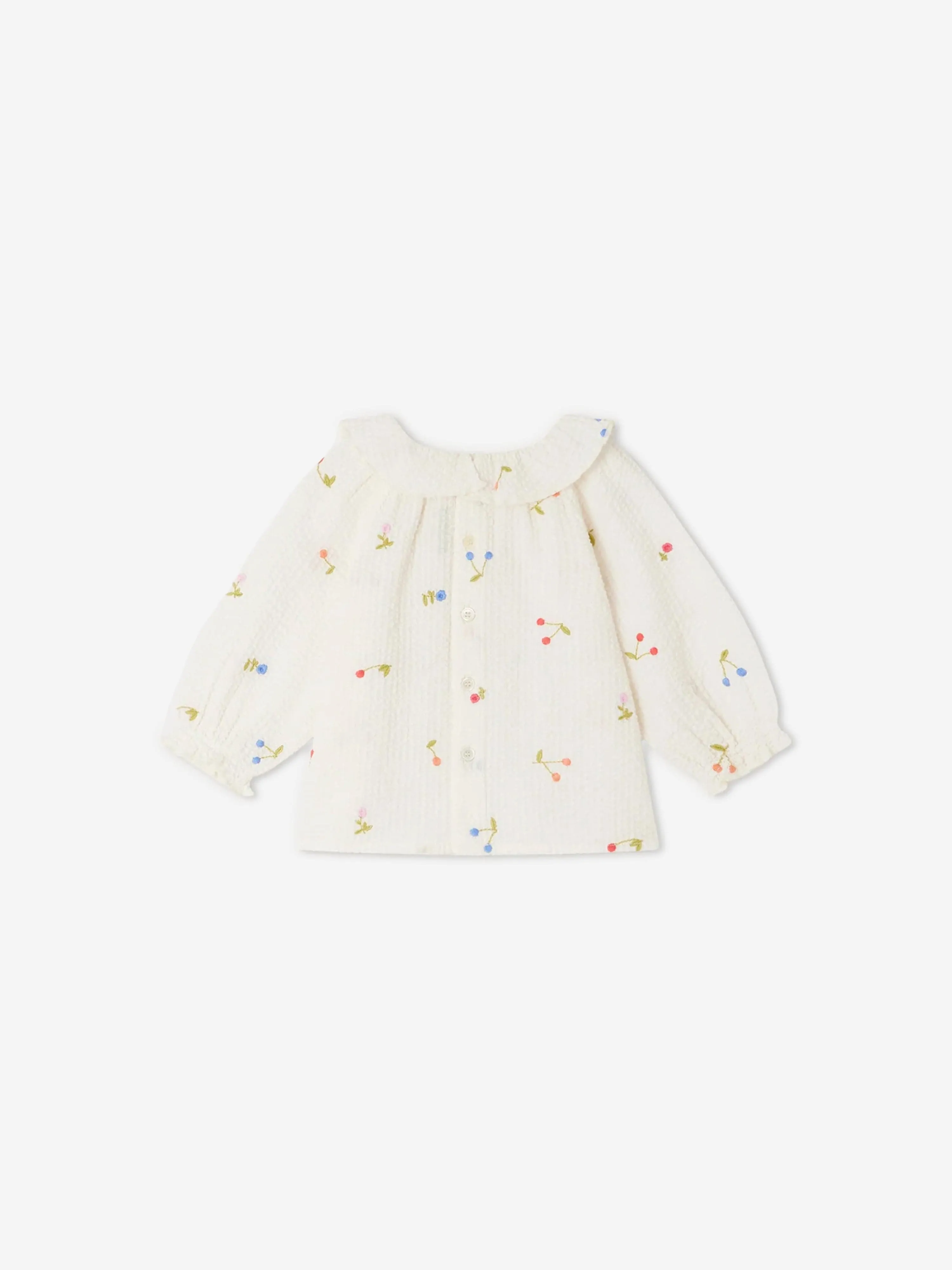 Bonpoint Baby Girls Dolci Blouse in White