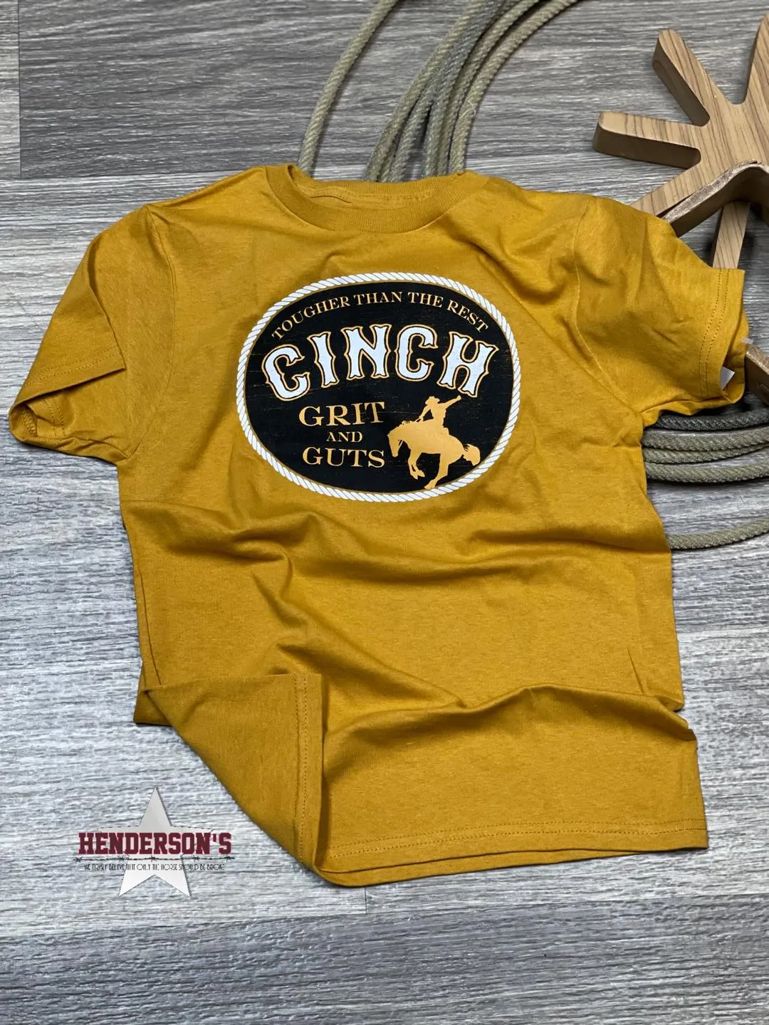 Boy's Cinch Tee ~ Gold