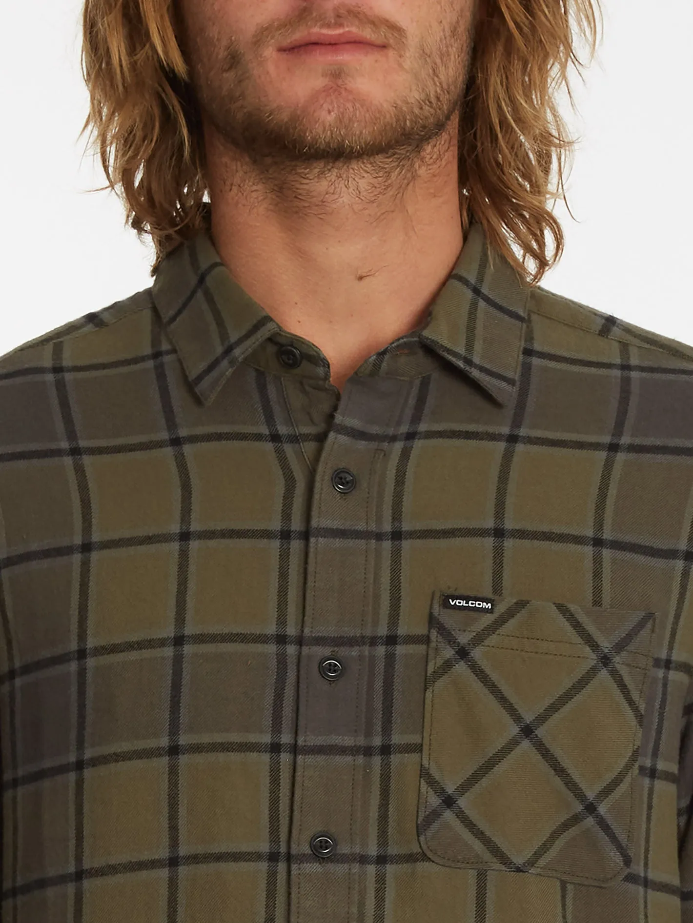 Caden Plaid Shirt - MILITARY