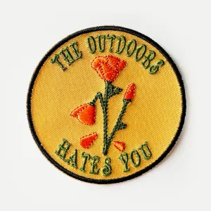 California Poppy Outdoors Hates You Patch