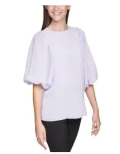 Calvin Klein Balloon-Sleeve Top