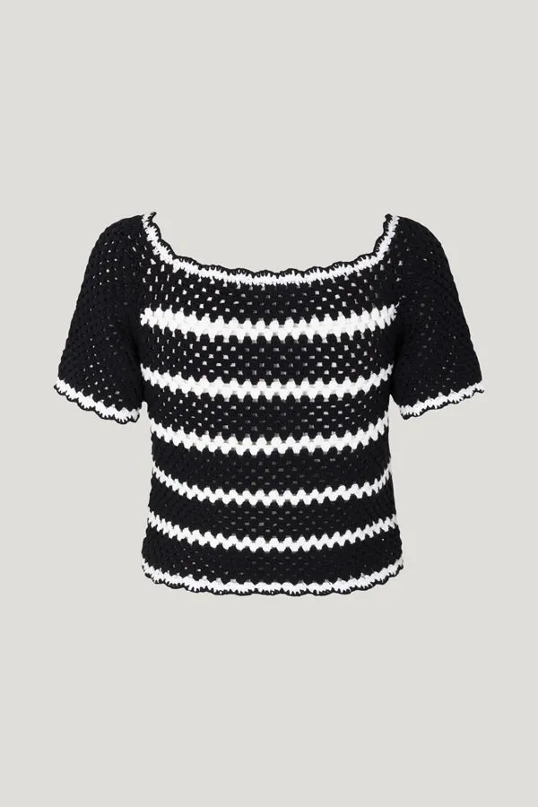 CAMILA | Black Creme Crochet