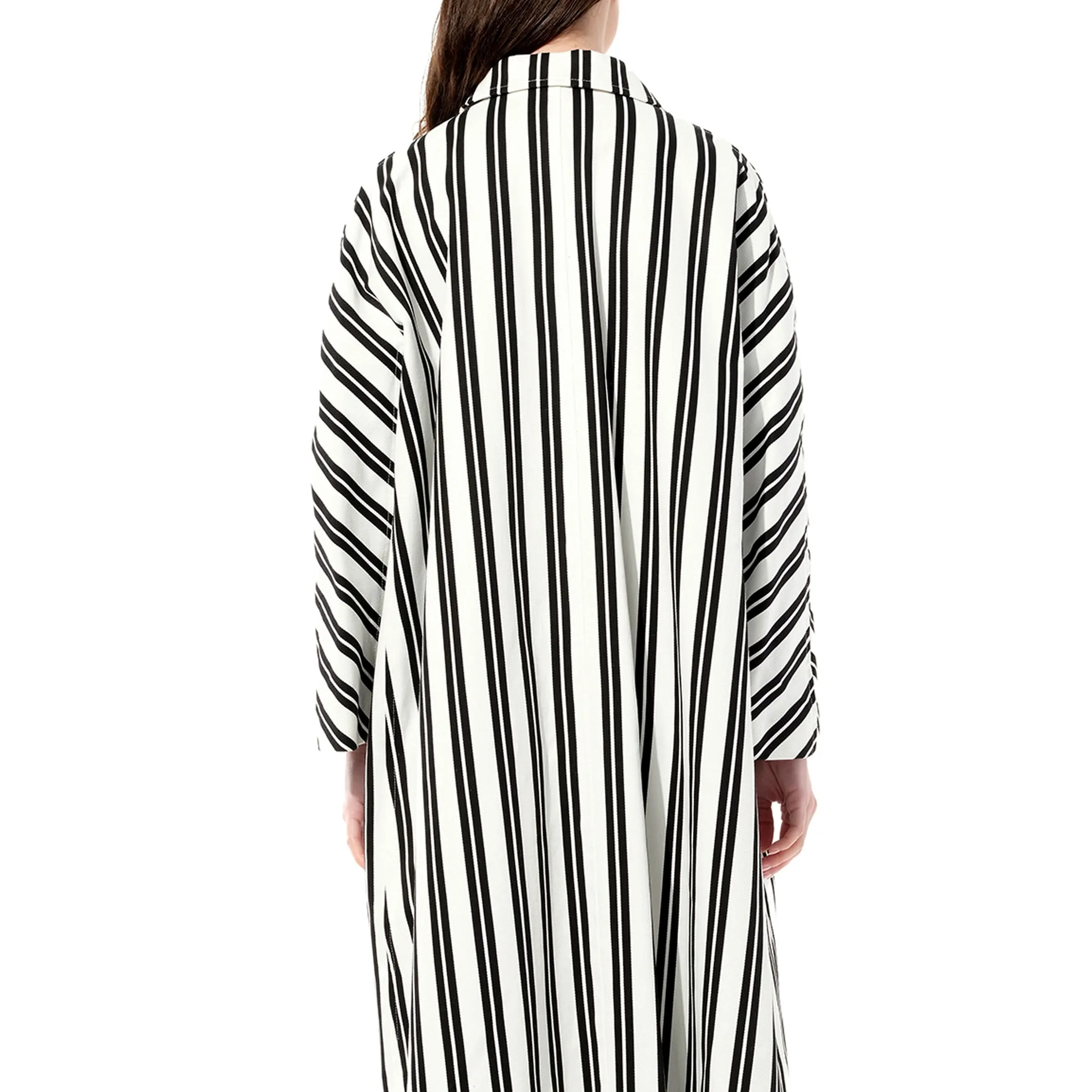 Chilien Coat in Black/White