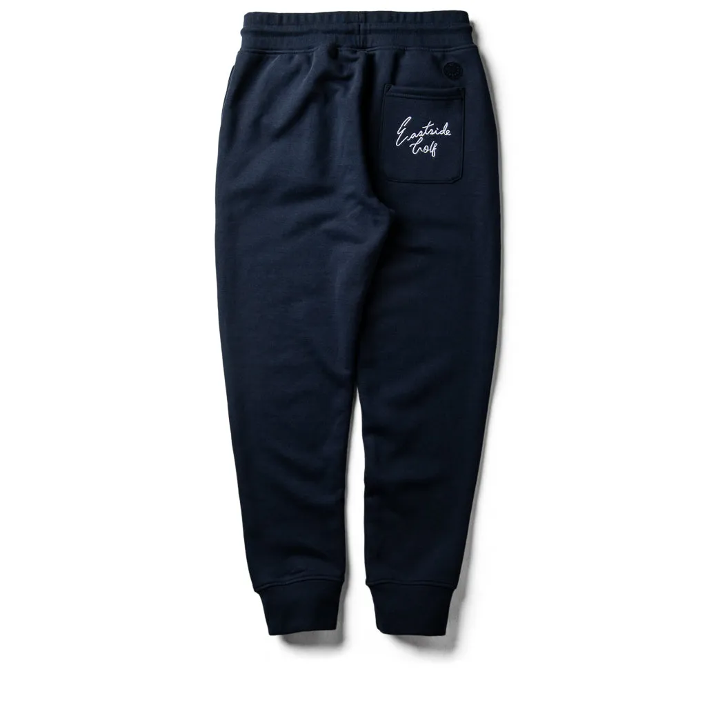 Eastside Golf Core Fleece Jogger - Midnight Navy