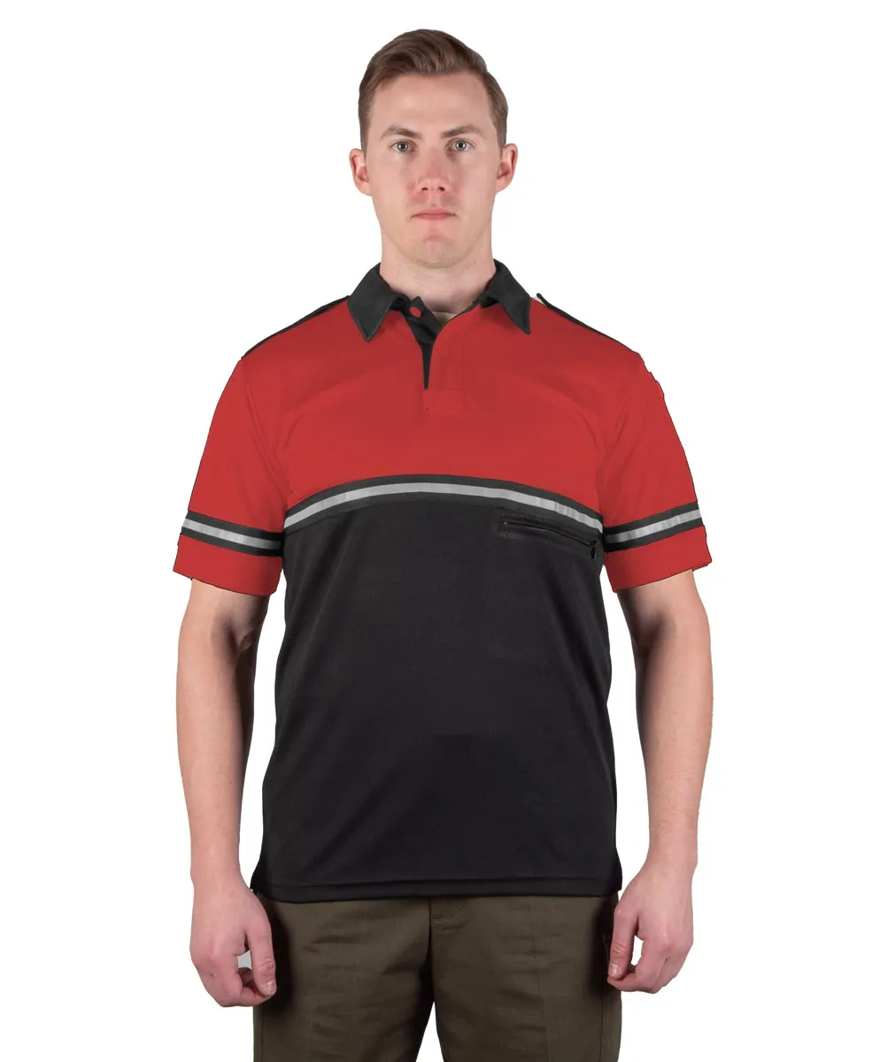 First Class Two Tone Bike Patrol Shirt with Zipper Pocket