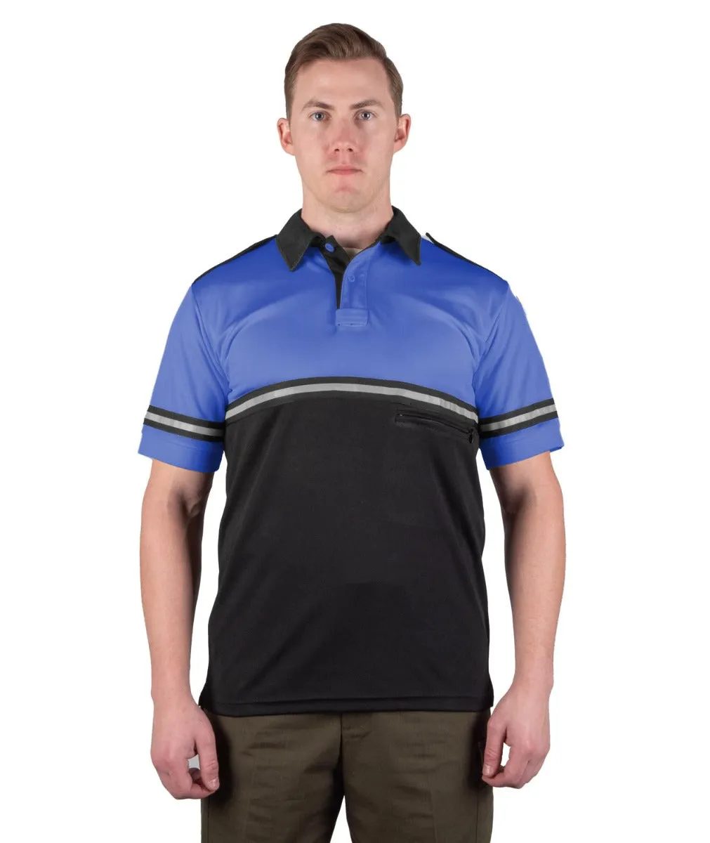 First Class Two Tone Bike Patrol Shirt with Zipper Pocket