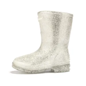 Girls Rain Boots in Silver - The Glitz