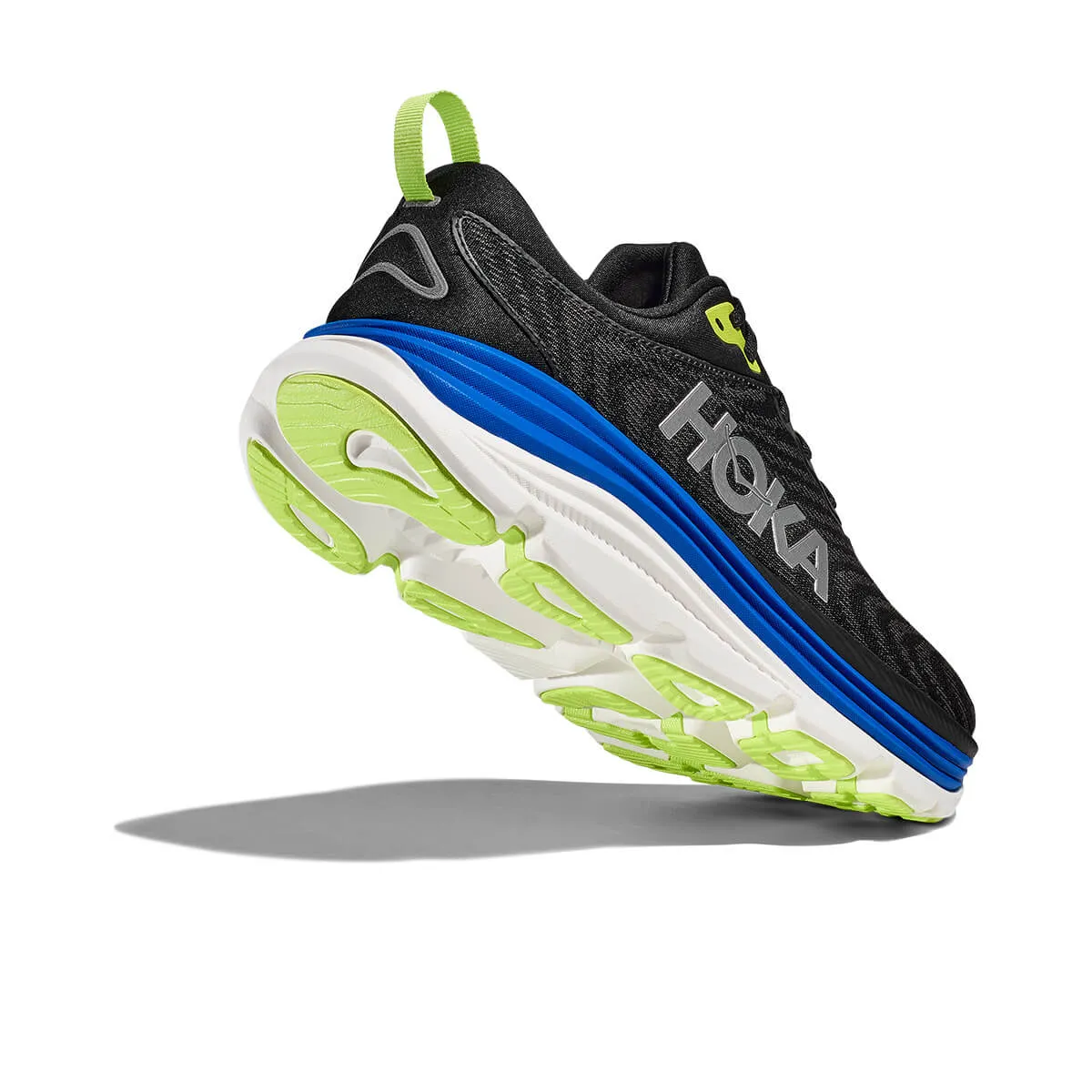 Hoka Gaviota 5 Mens | Black / Electric Cobalt