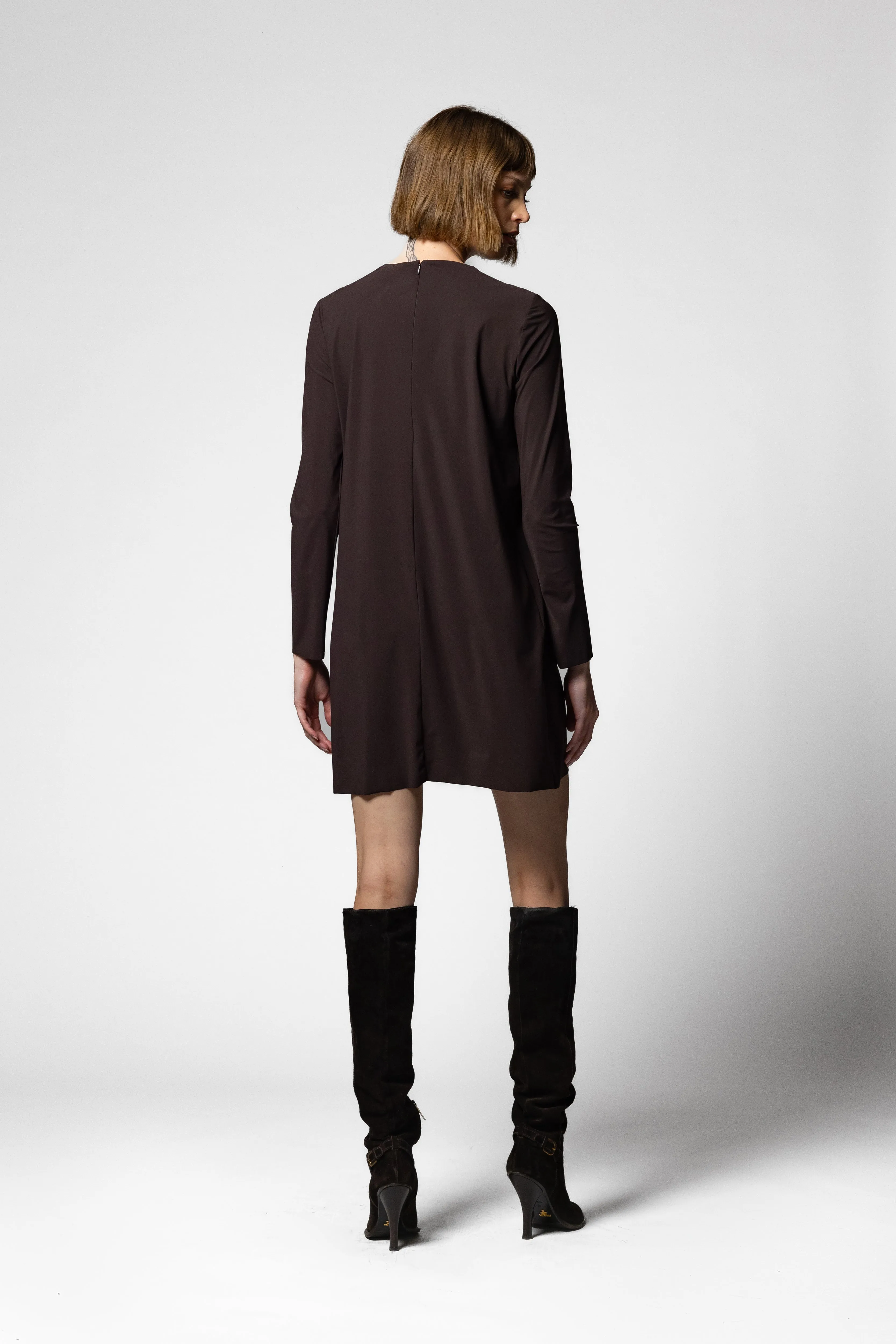 Jun Mini Tunic - Espresso