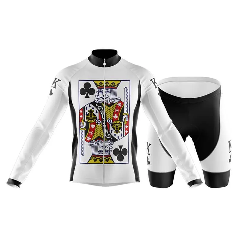 King Playing Cards (KING-CLOVES) Club Cycling Kit