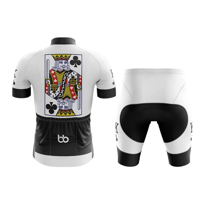 King Playing Cards (KING-CLOVES) Club Cycling Kit