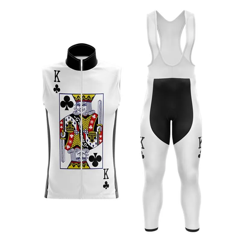 King Playing Cards (KING-CLOVES) Club Cycling Kit