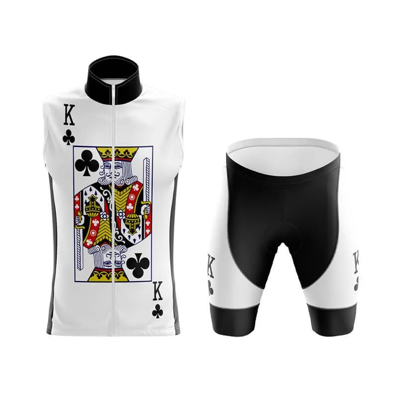 King Playing Cards (KING-CLOVES) Club Cycling Kit