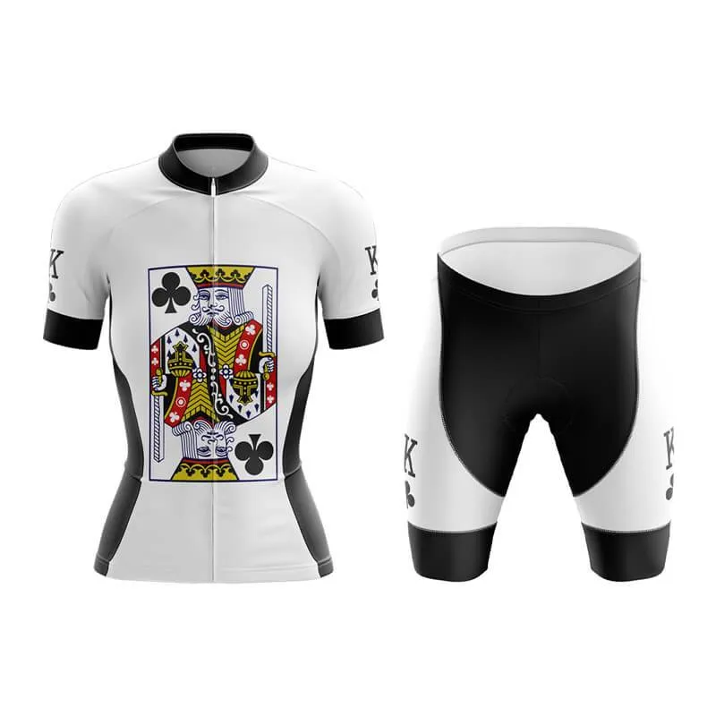 King Playing Cards (KING-CLOVES) Club Cycling Kit