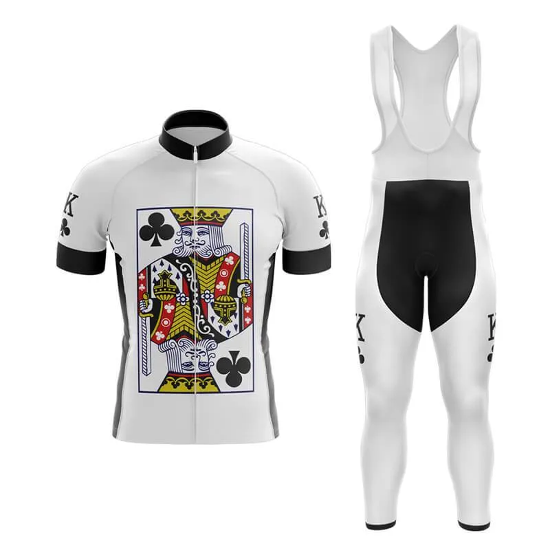 King Playing Cards (KING-CLOVES) Club Cycling Kit