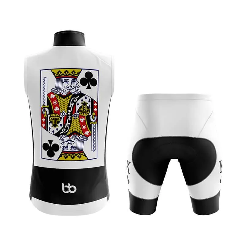 King Playing Cards (KING-CLOVES) Club Cycling Kit