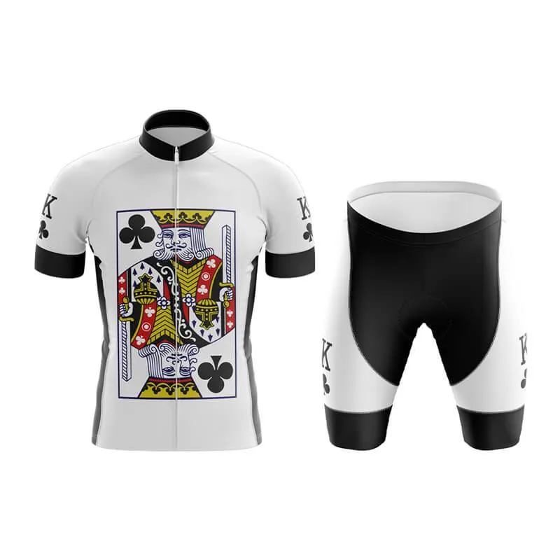 King Playing Cards (KING-CLOVES) Club Cycling Kit