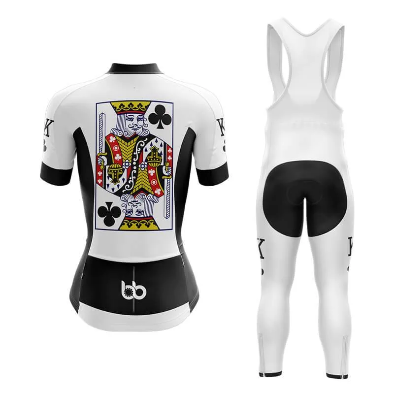 King Playing Cards (KING-CLOVES) Club Cycling Kit