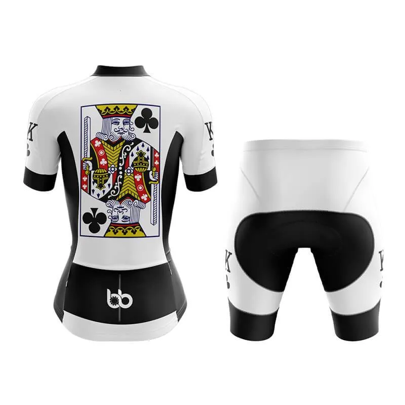 King Playing Cards (KING-CLOVES) Club Cycling Kit