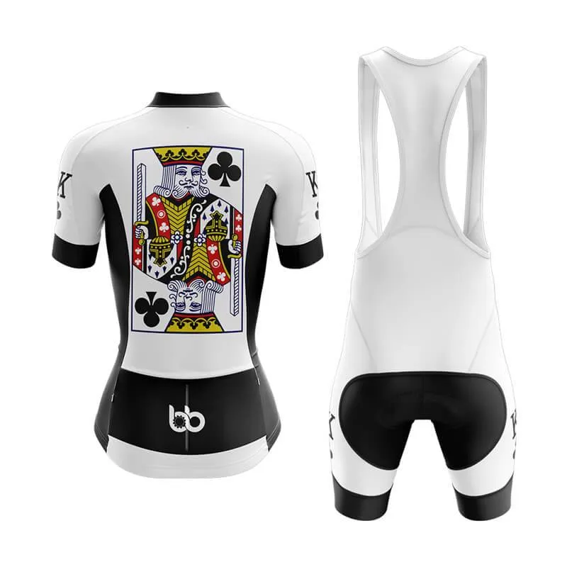 King Playing Cards (KING-CLOVES) Club Cycling Kit