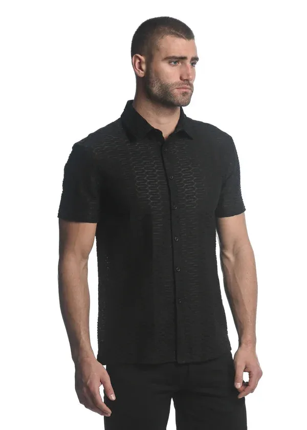 Maze Hex Gossamer Stretch Shirt