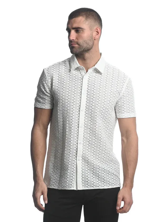 Maze Hex Gossamer Stretch Shirt