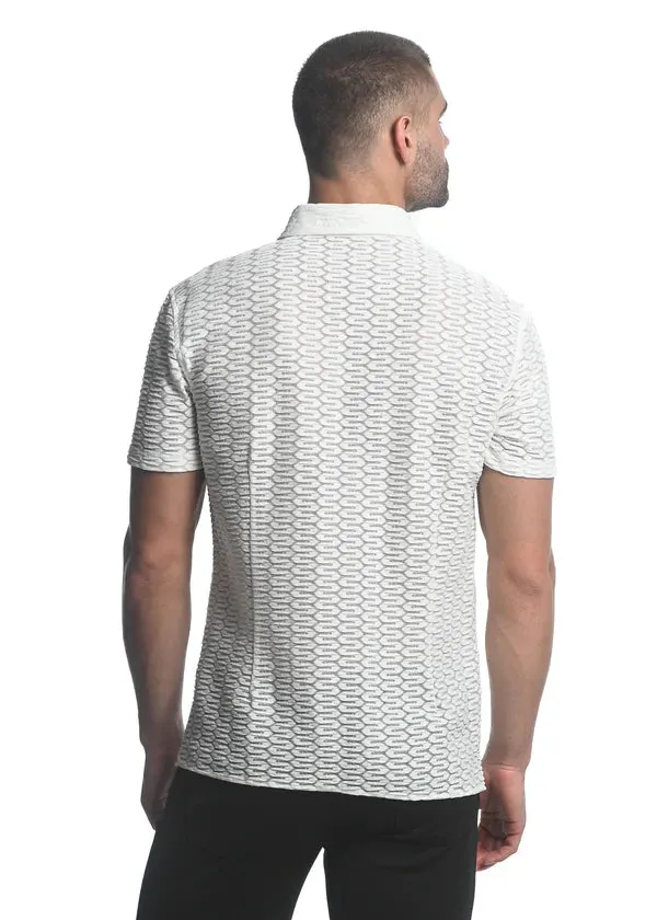 Maze Hex Gossamer Stretch Shirt