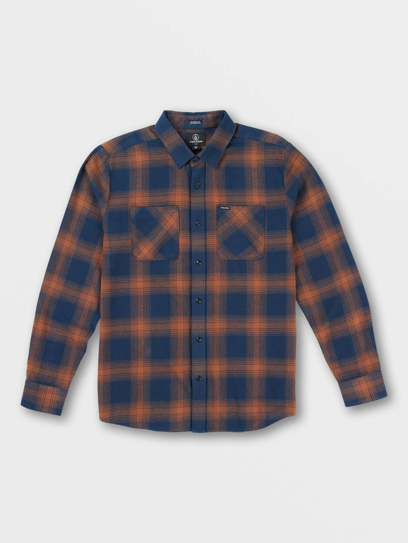 Netastone Long Sleeve Flannel - Navy