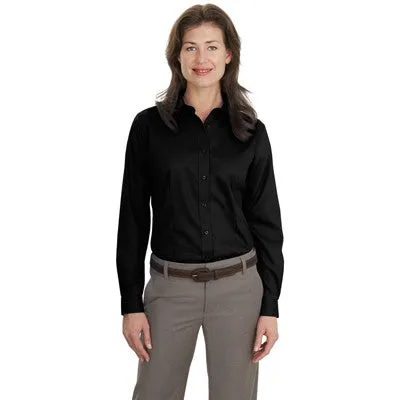 Port Authority Ladies Long-Sleeve Non-Iron Twill Shirt