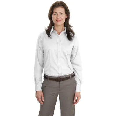 Port Authority Ladies Long-Sleeve Non-Iron Twill Shirt