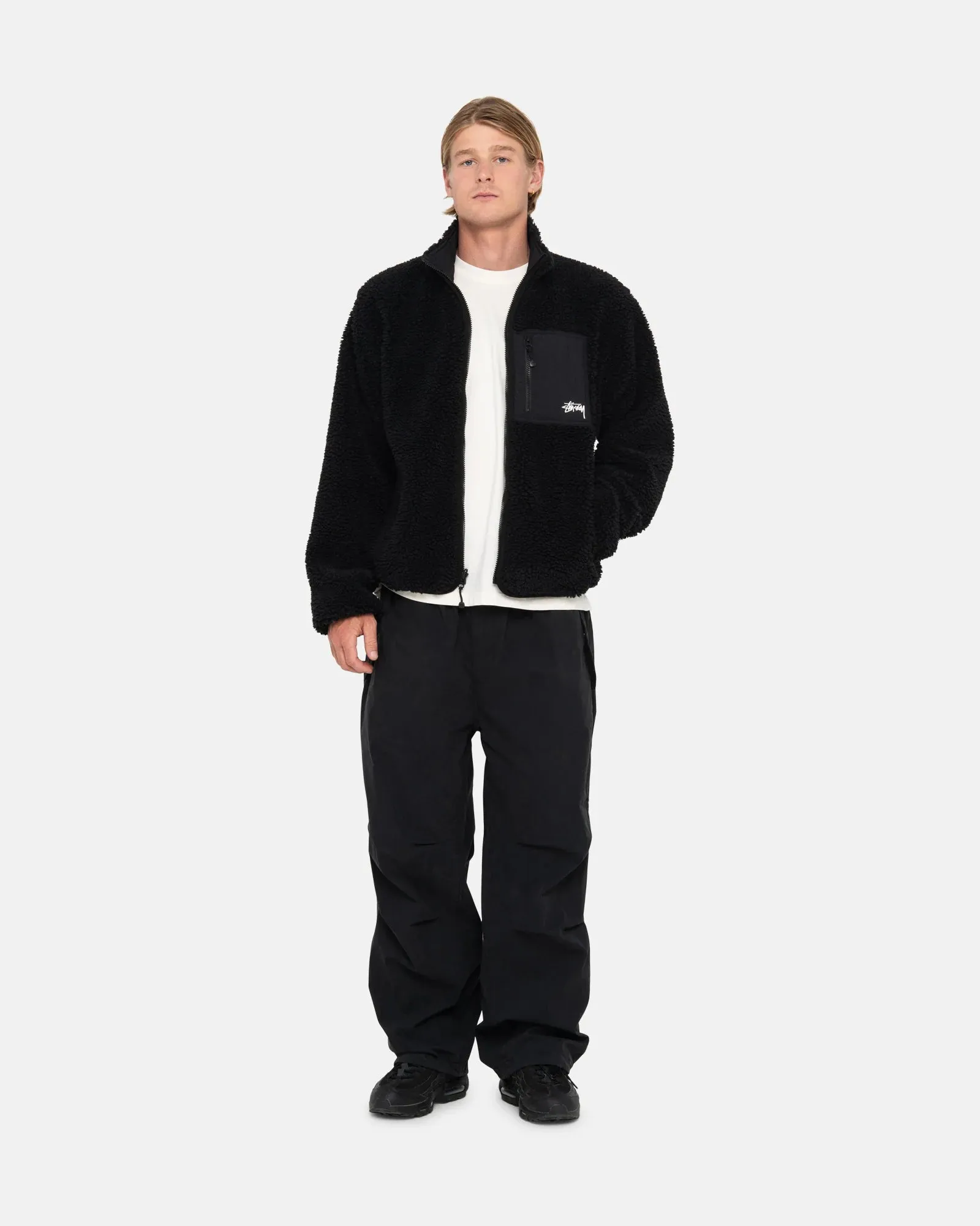 SHERPA REVERSIBLE JACKET / STUSSY / BLACK