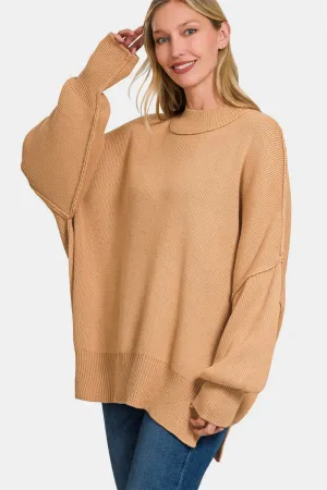 Side Sit Oversize Sweater