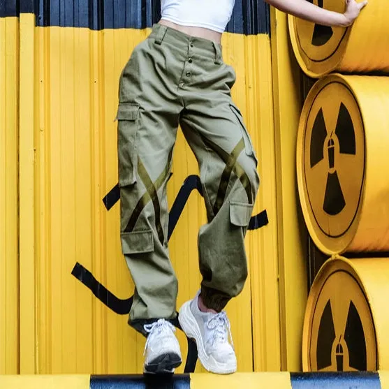 Streetwear Plus Size Harajuku Cargo Harem Pants