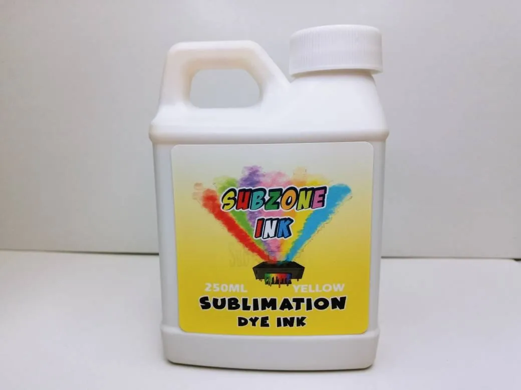 SubZone Ink 4 Color Ink for Epson Printers (250ml bottles)