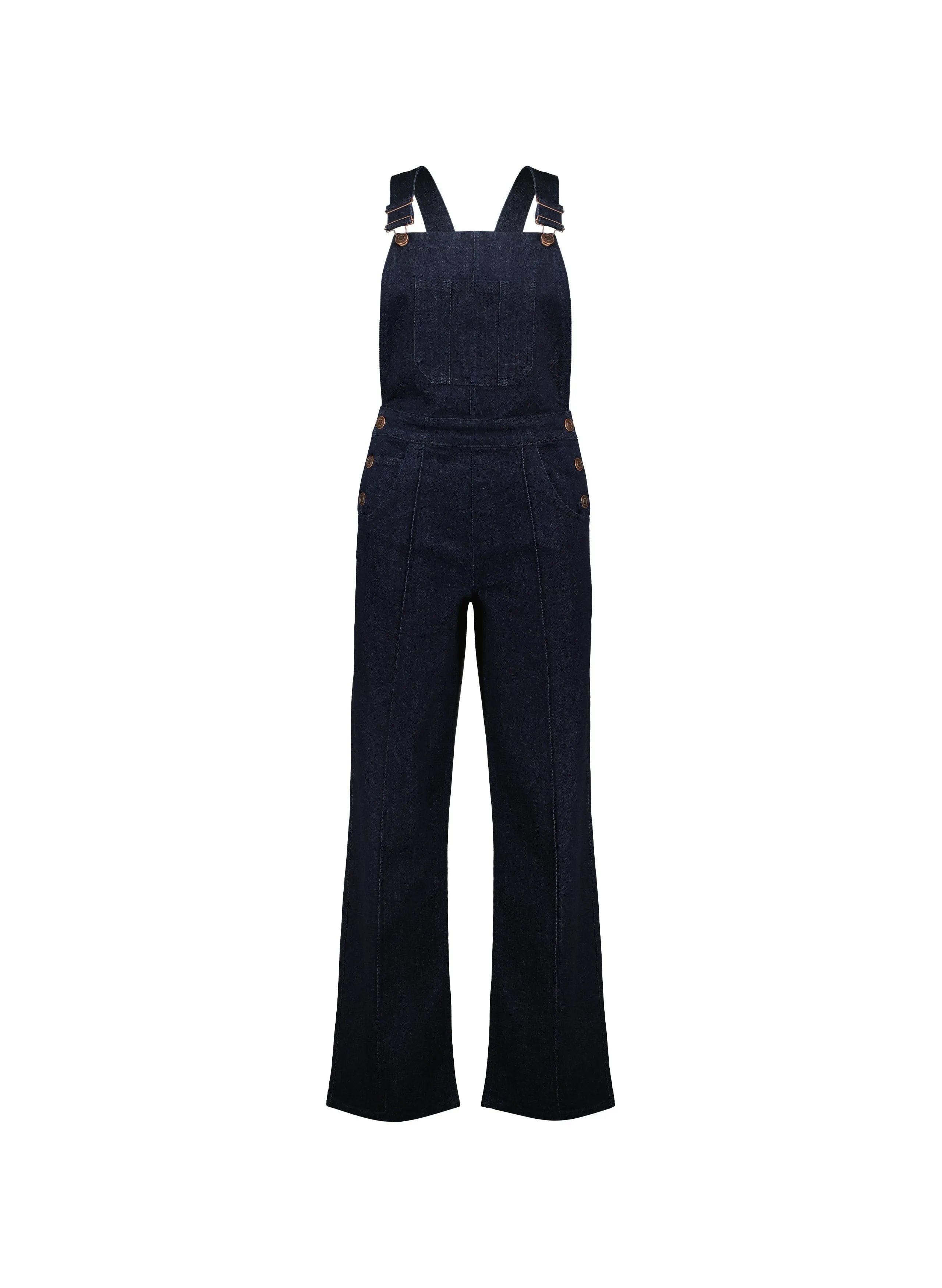 Thandi Organic Dungarees | Dark Denim