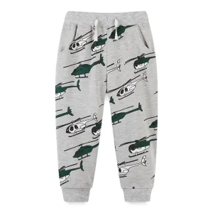 Toddler Boy's Premium Helicopter Print Pants