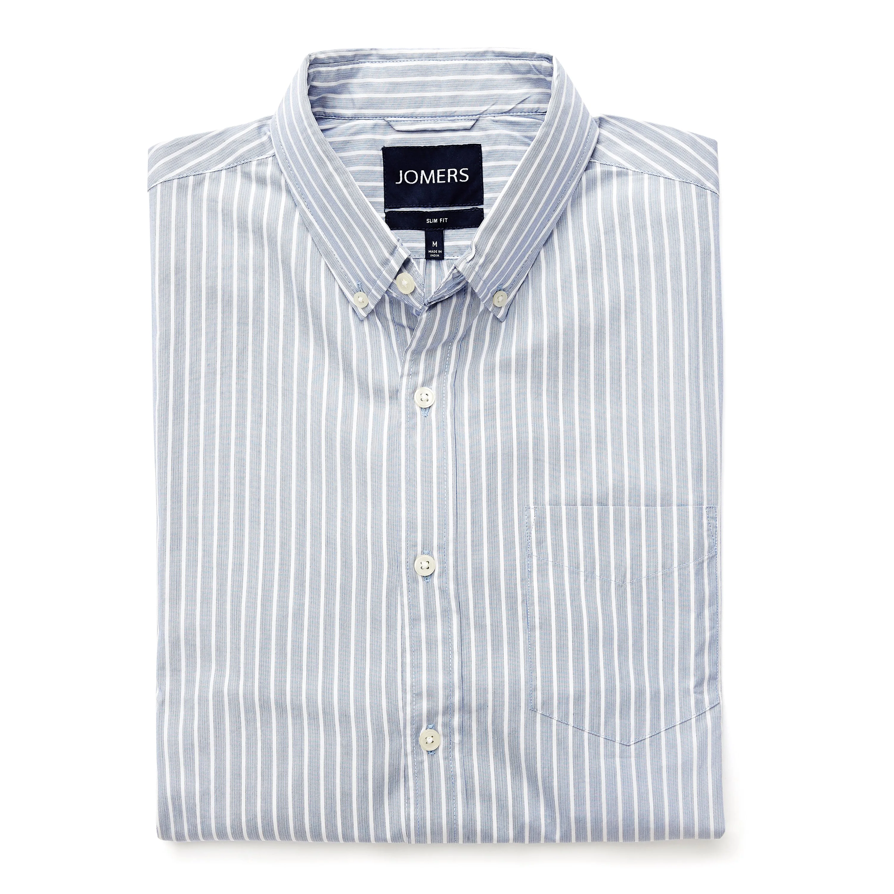 Washed Button Down Shirt - Kingsbridge Stripe