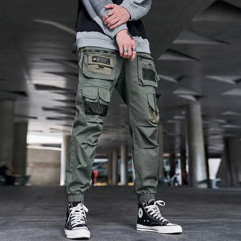 WLS Multi-pocket Cargo Jogger Casual Techwear Pants