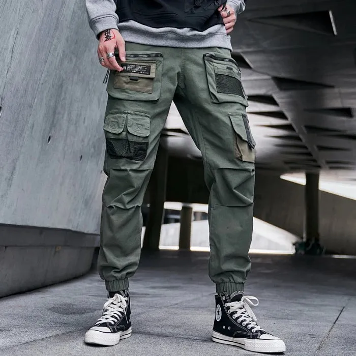 WLS Multi-pocket Cargo Jogger Casual Techwear Pants